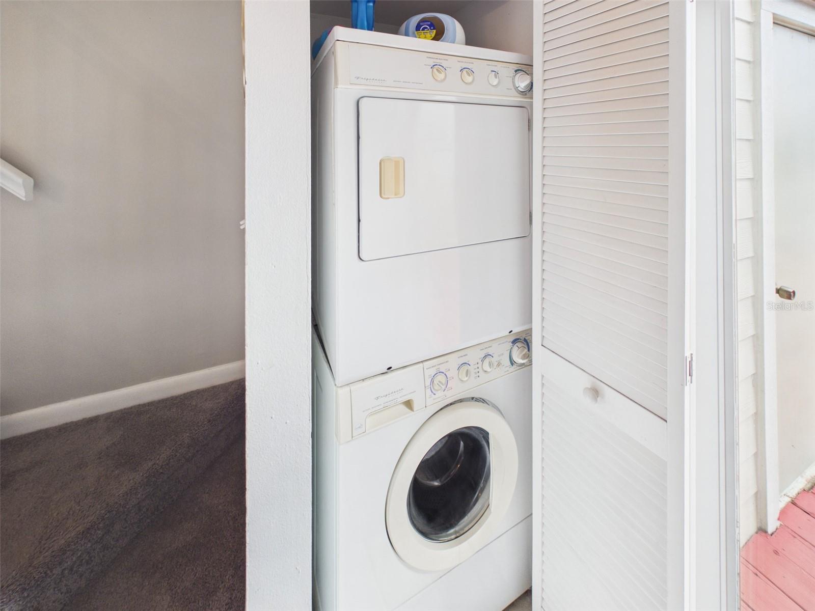 1st floor laundry closet