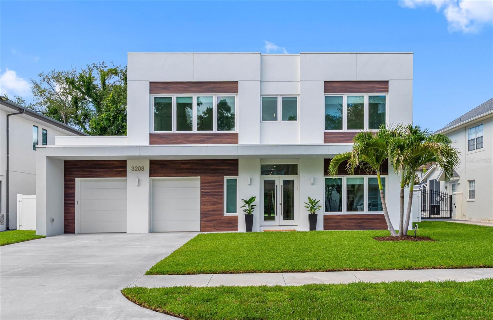 Energy efficient - 2story block home - PGT hurricane resistant windows - flat TPO 60 membrane roof with 5" insulation to withstand Florida's climate