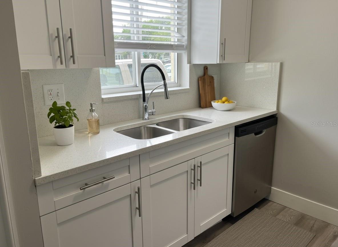 virtual staged kitchen