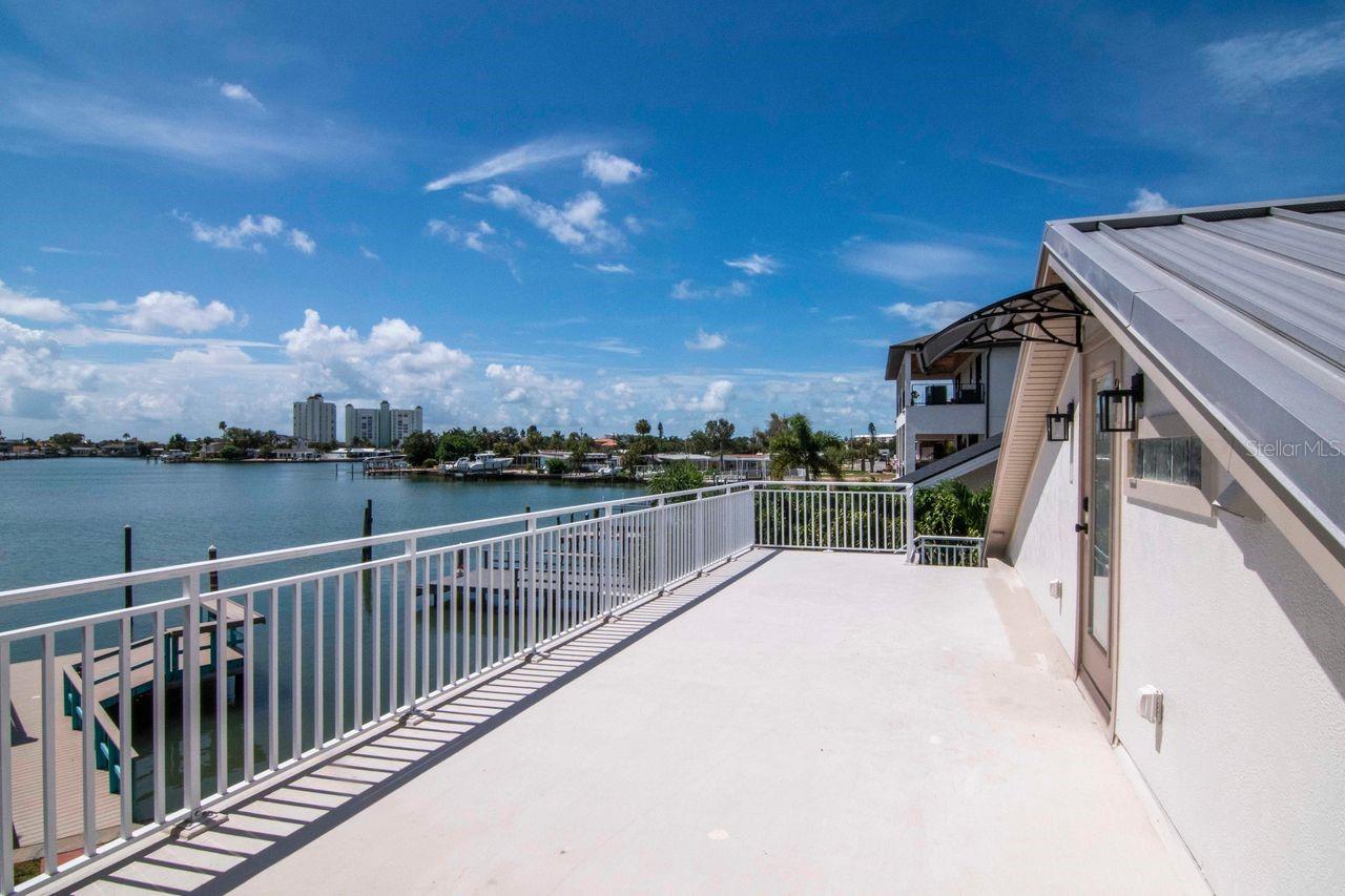 40 foot private second story balcony