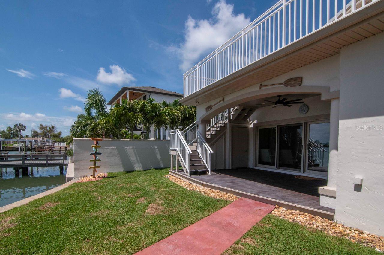 covered porch for dining and relaxing