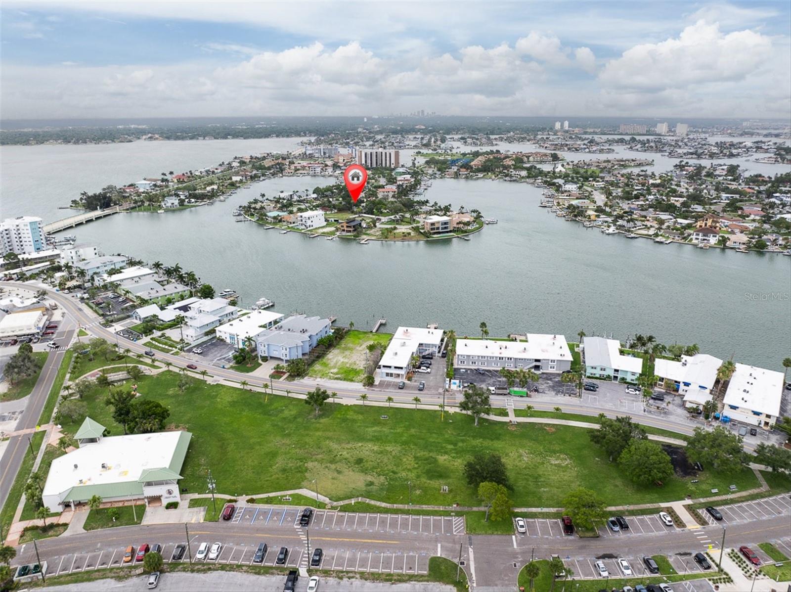 Viewpoint from about Gulf Blvd. to home