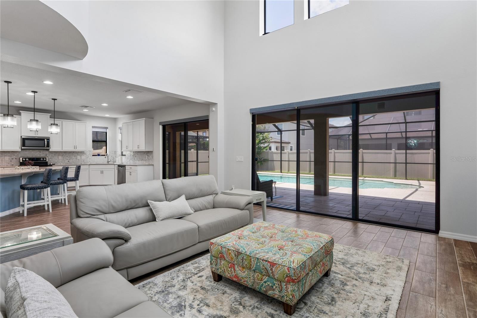 Great Room with Sliders to Lanai