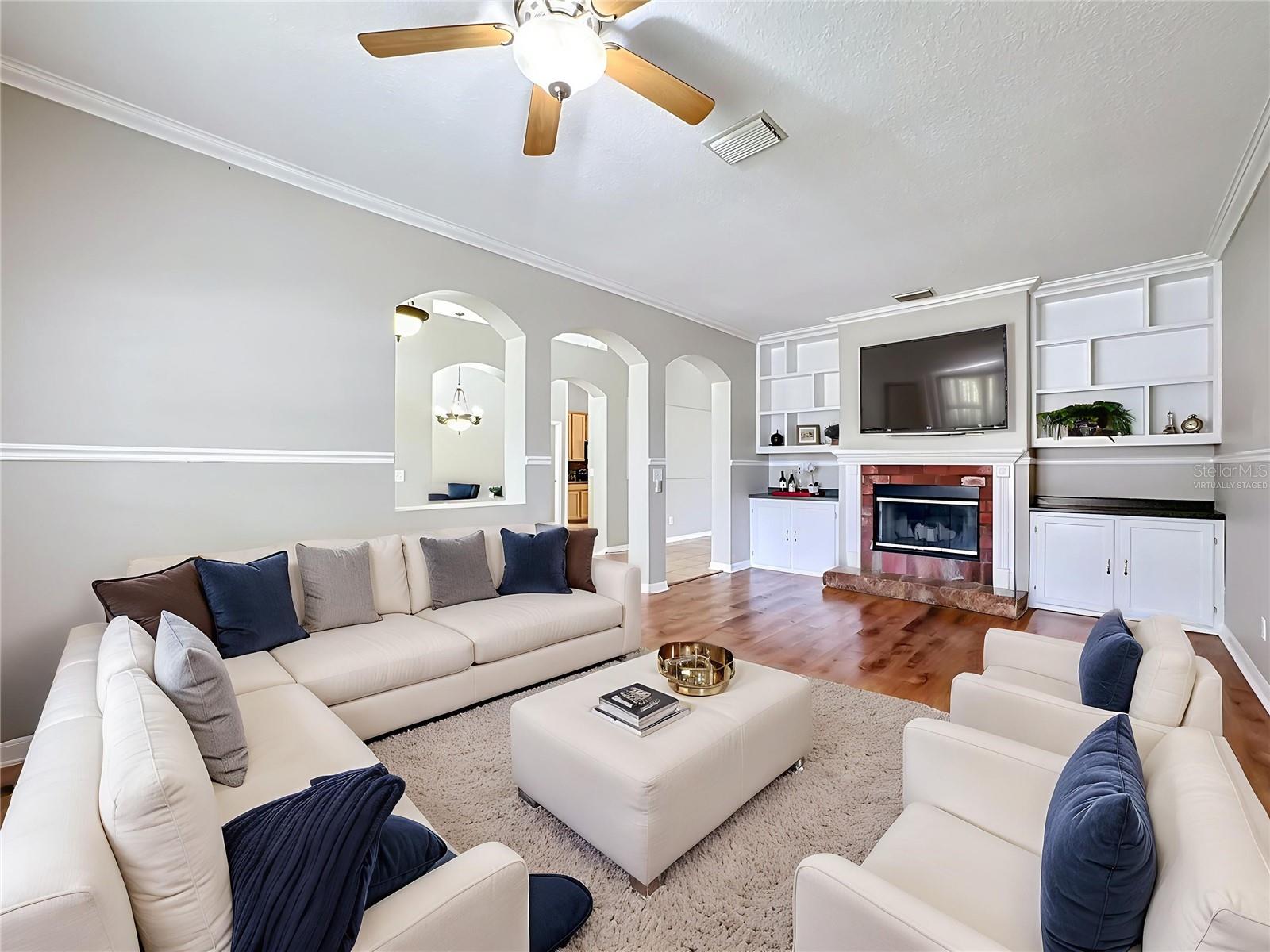 VIRTUALLY STAGED LIVING ROOM