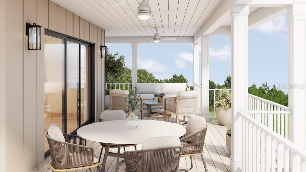 Private balcony - Living