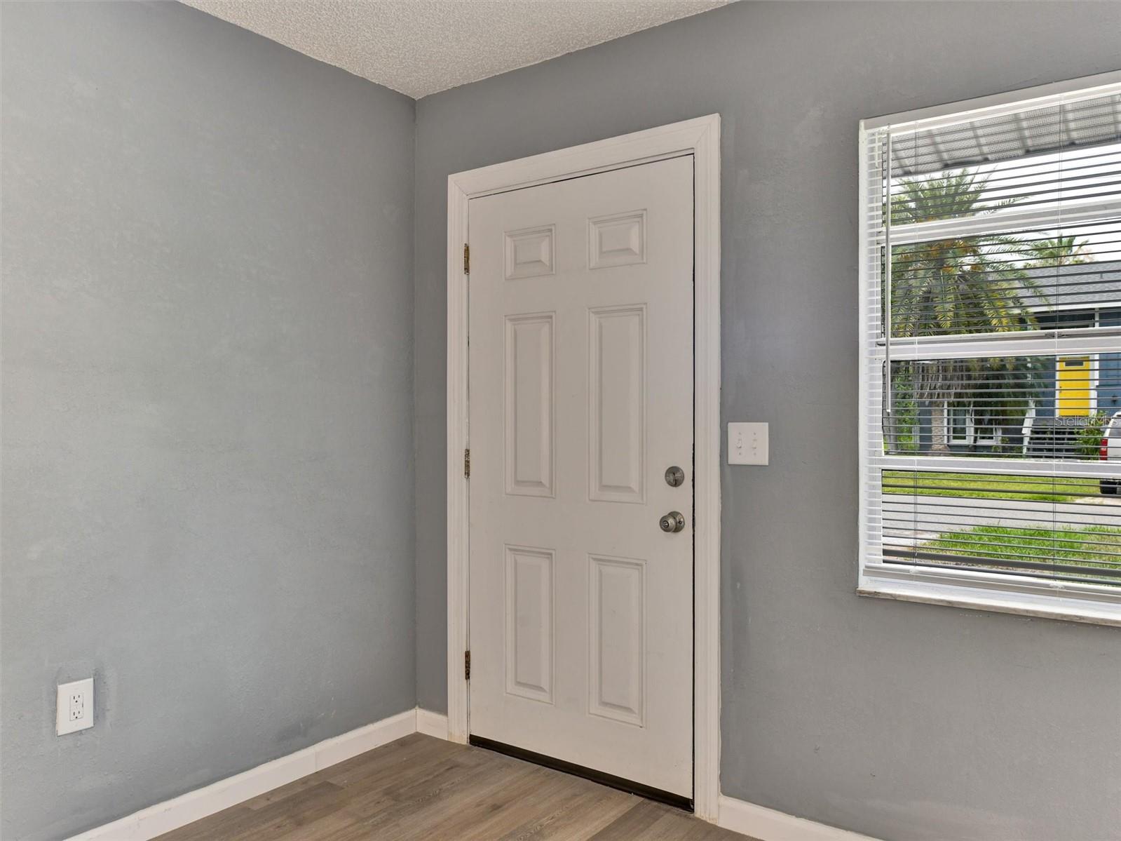 inside front door