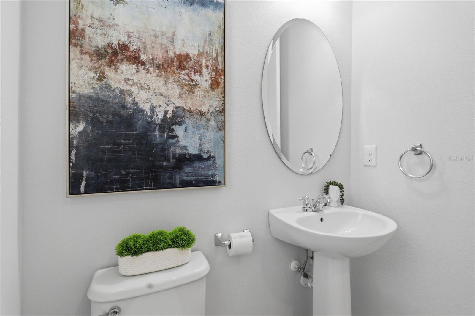 Downstairs half bathroom