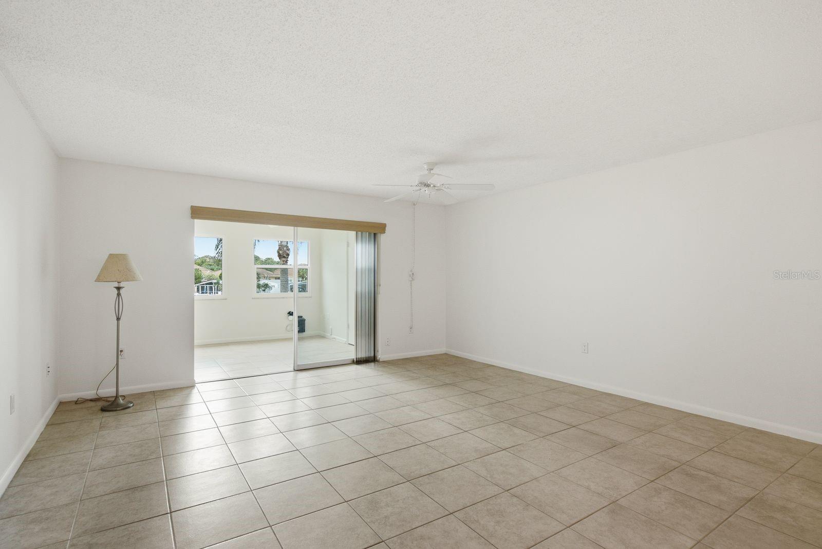 Living Room with view of Florida Room