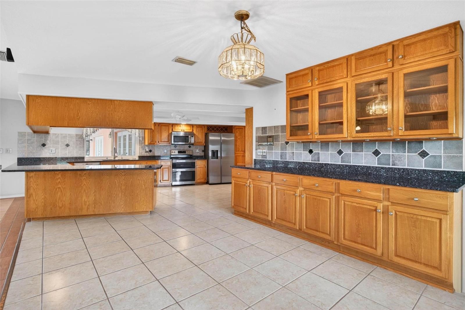 Kitchen with Large Buffet