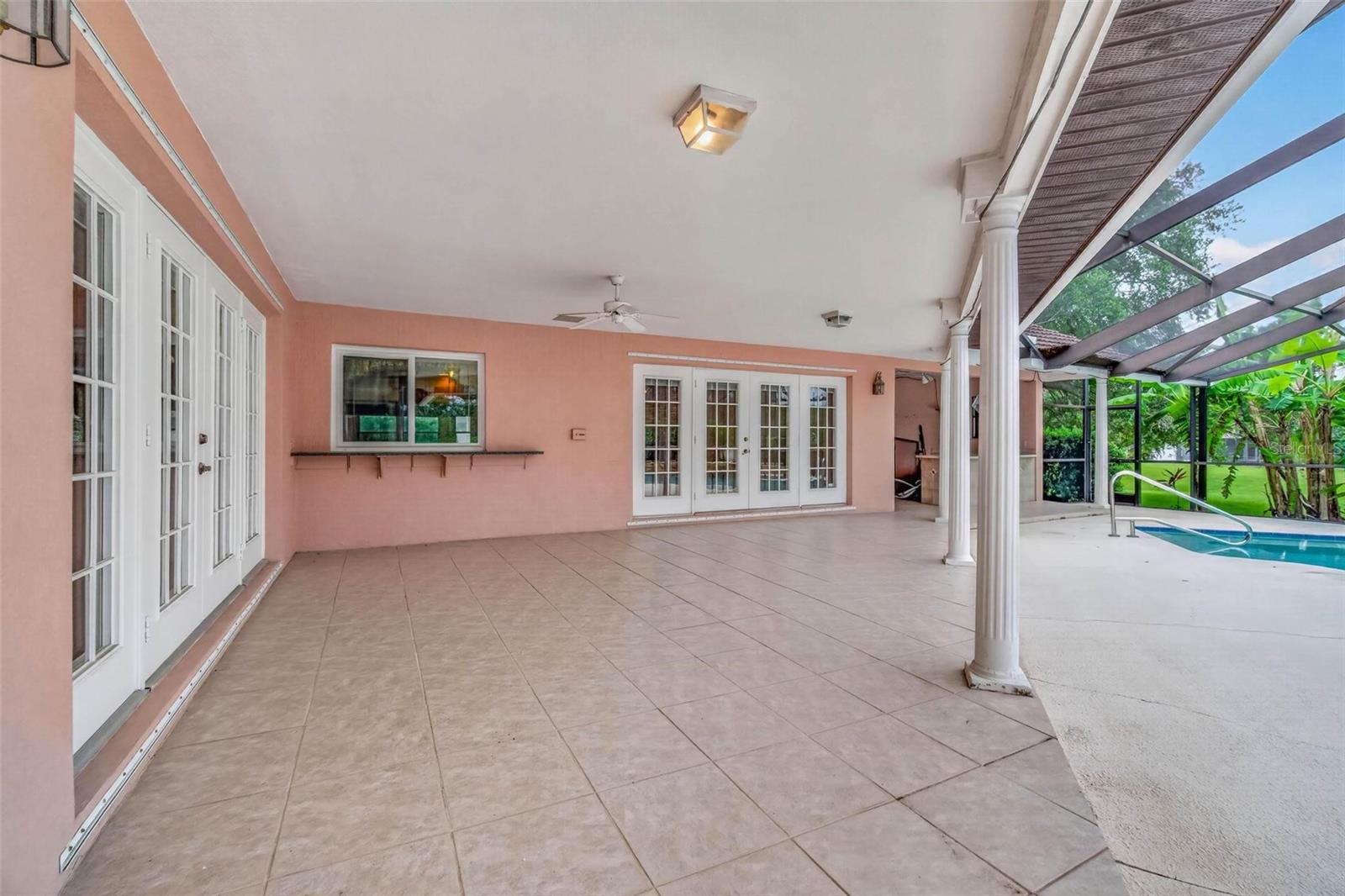 Covered lanai