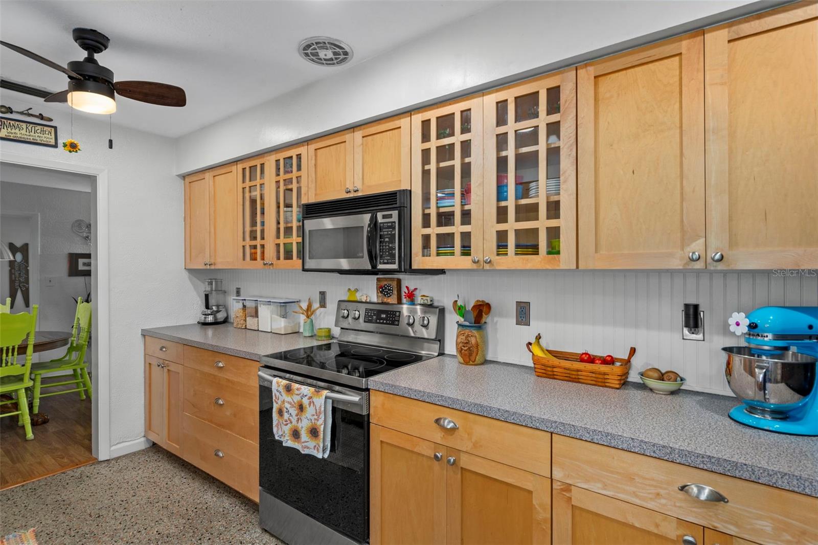 Plenty of counterspace for making your culinary creations