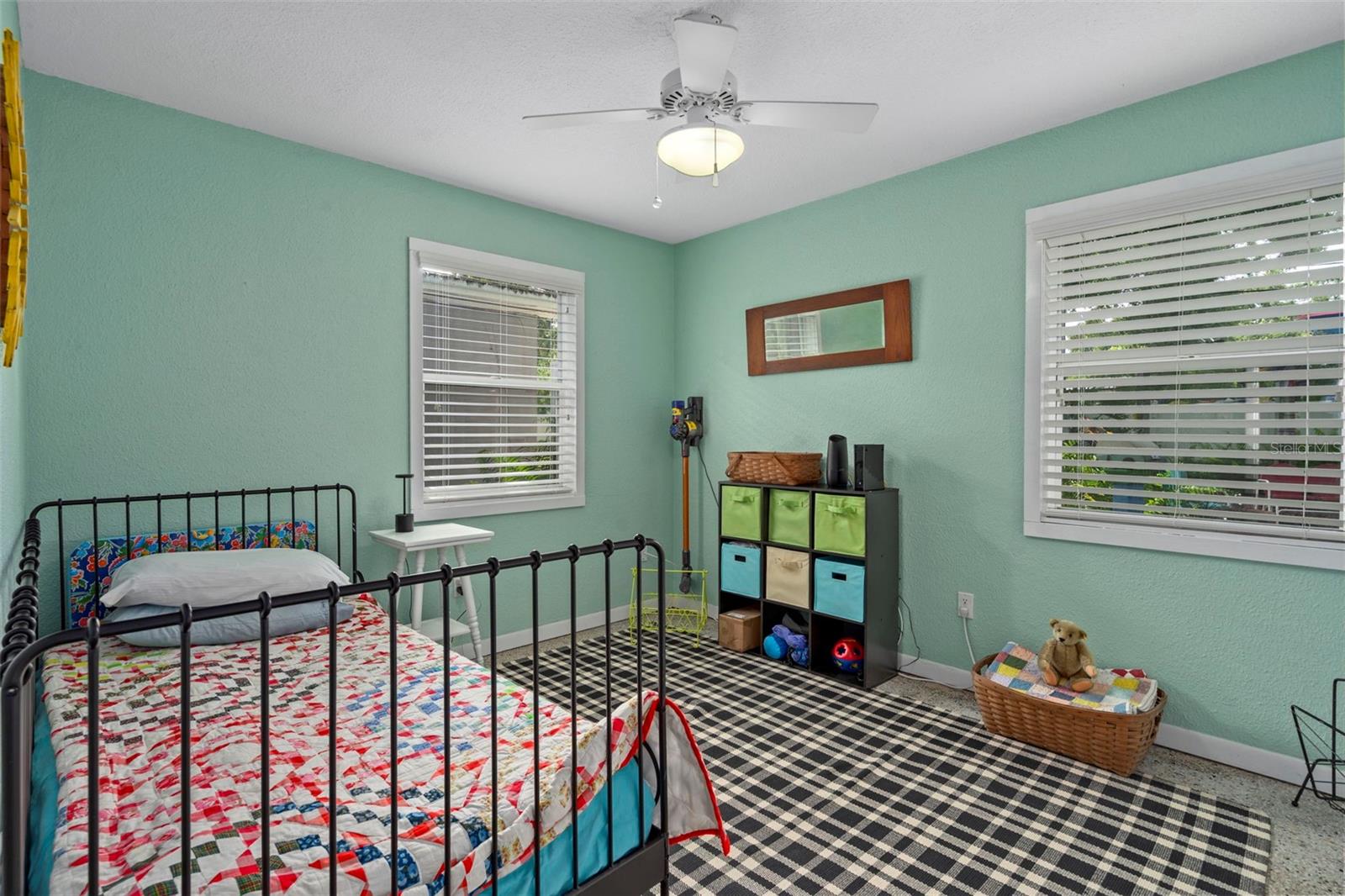 Third bedroom is situated at the back of the house overlooking the back yard