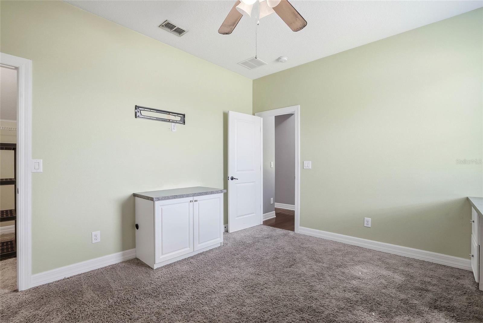 Another view of the first floor bedroom. There is also a walk in closet.
