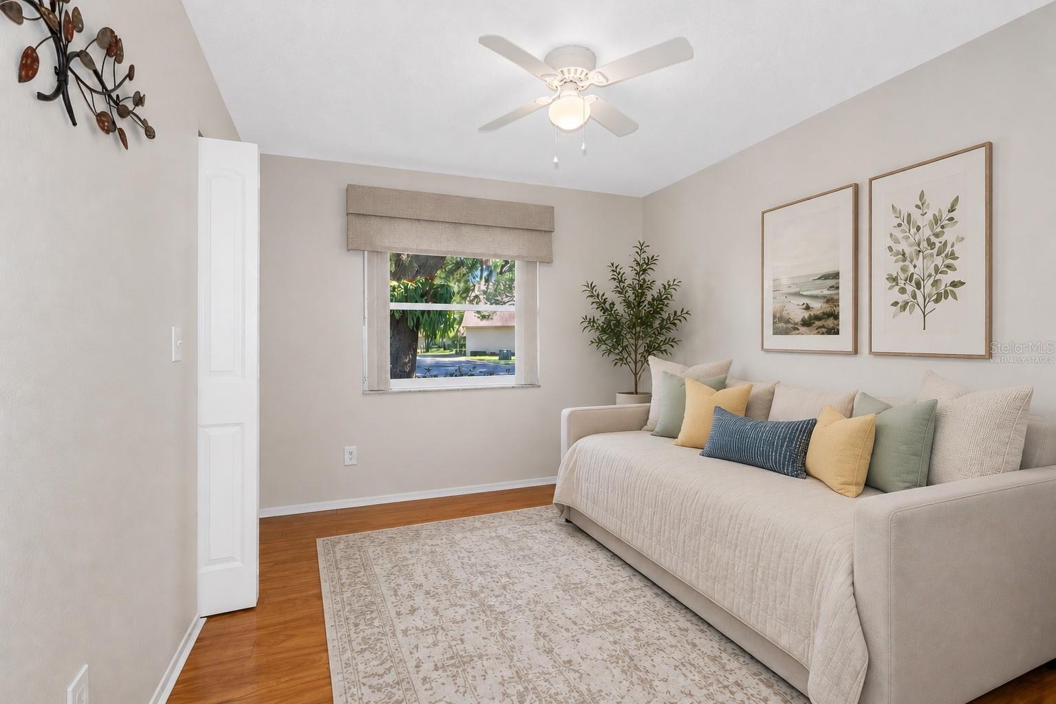 Bedroom 2 with walk in closet-virtually staged