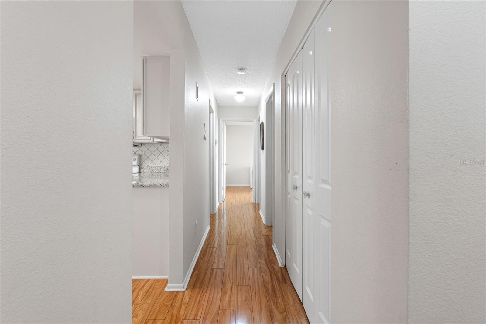 Large storage closet on right