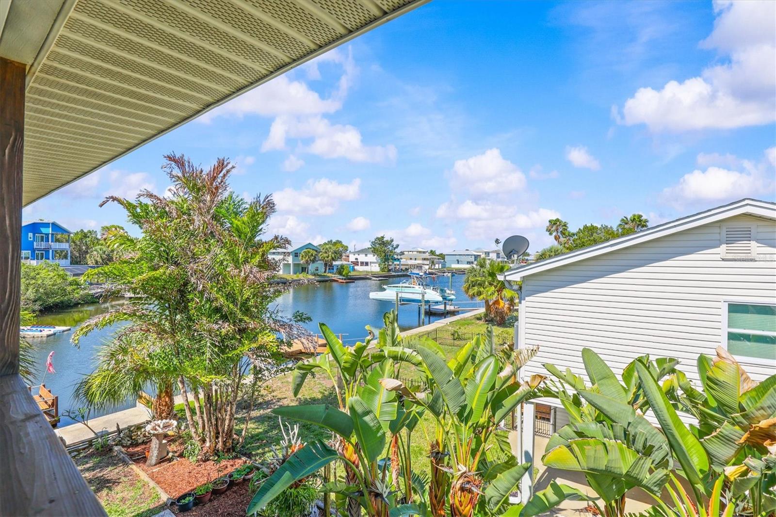 Upper Covered Deck looking at the Back
