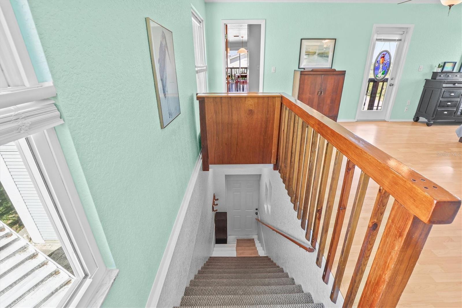 Steps to the Lower Level