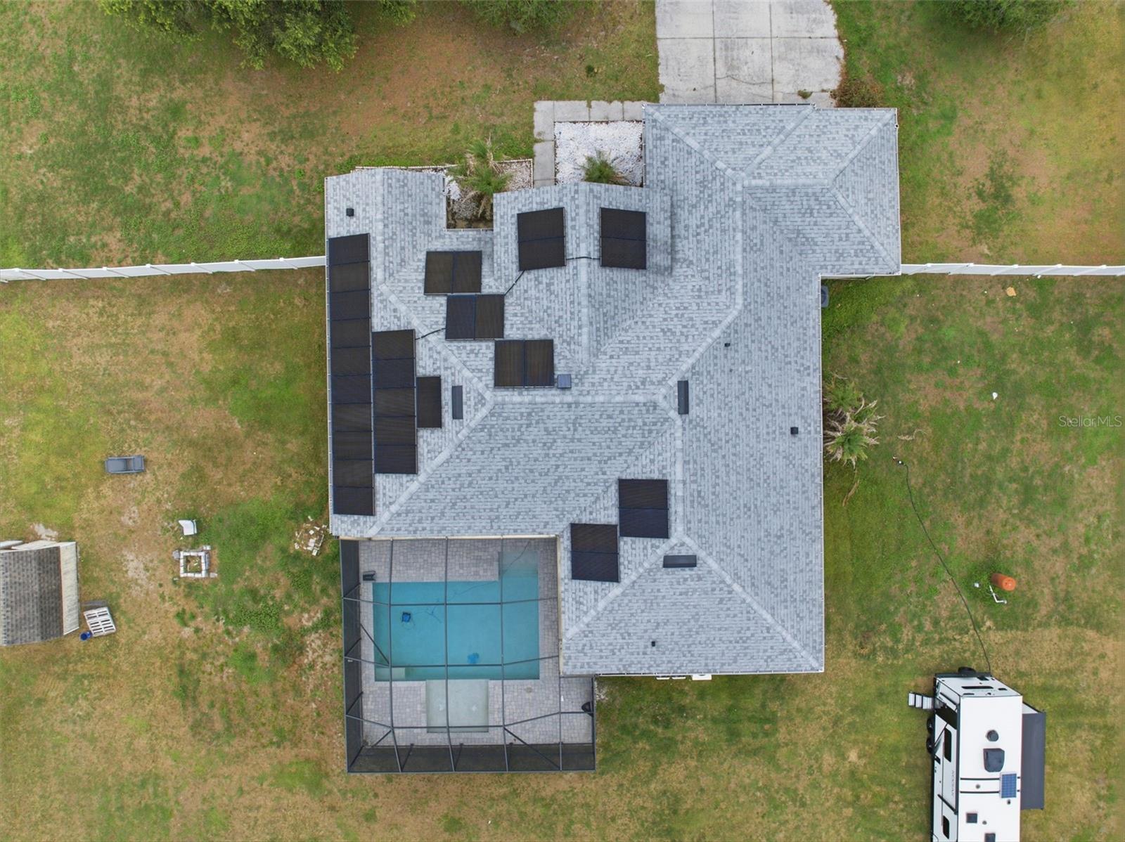 2021 roof with solar