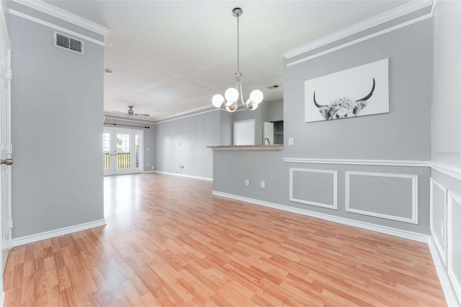 View as you  enter the unit