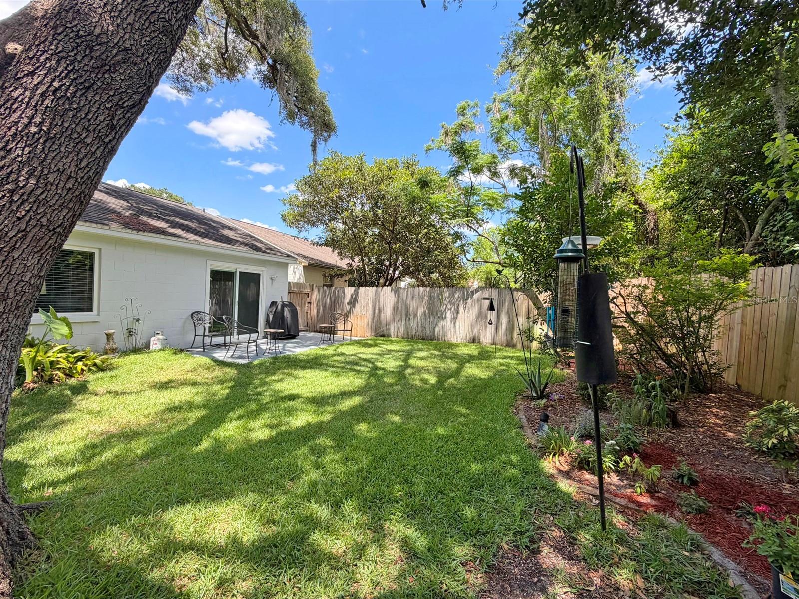 Fenced and Spacious Back Yard