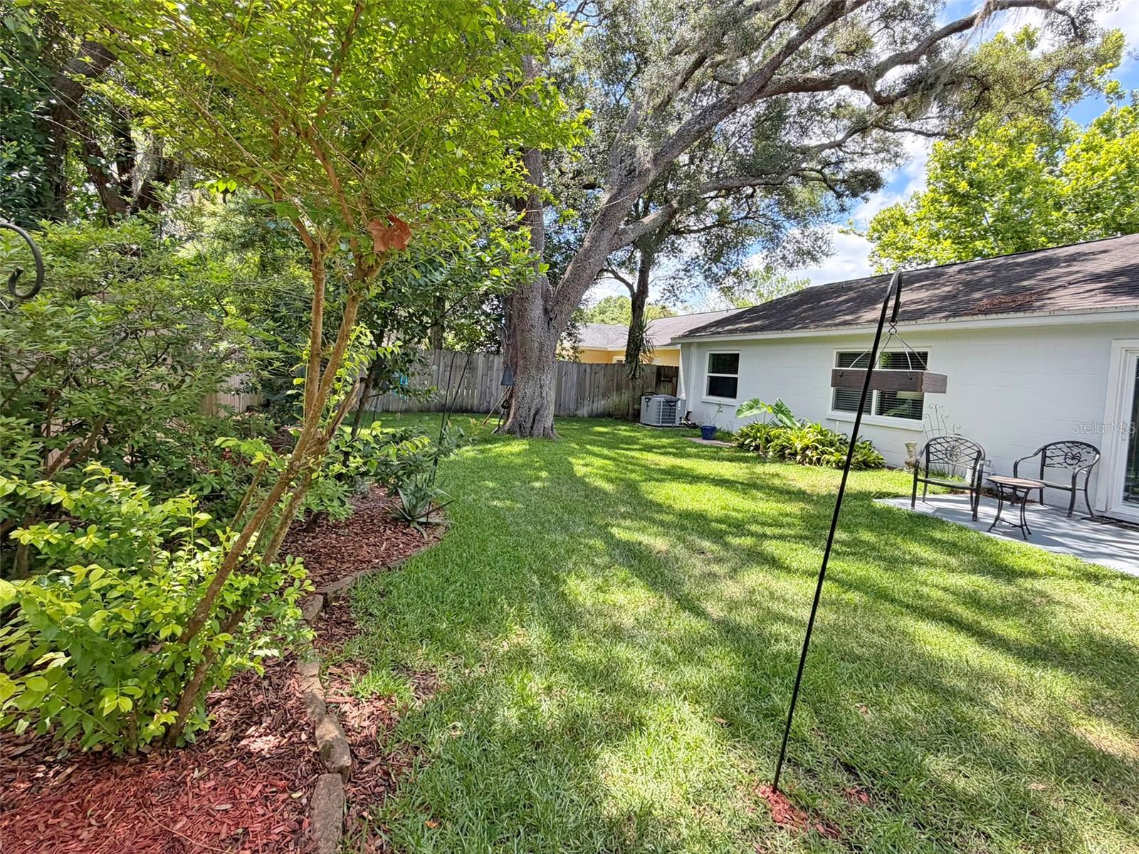 Fenced and Spacious Back Yard