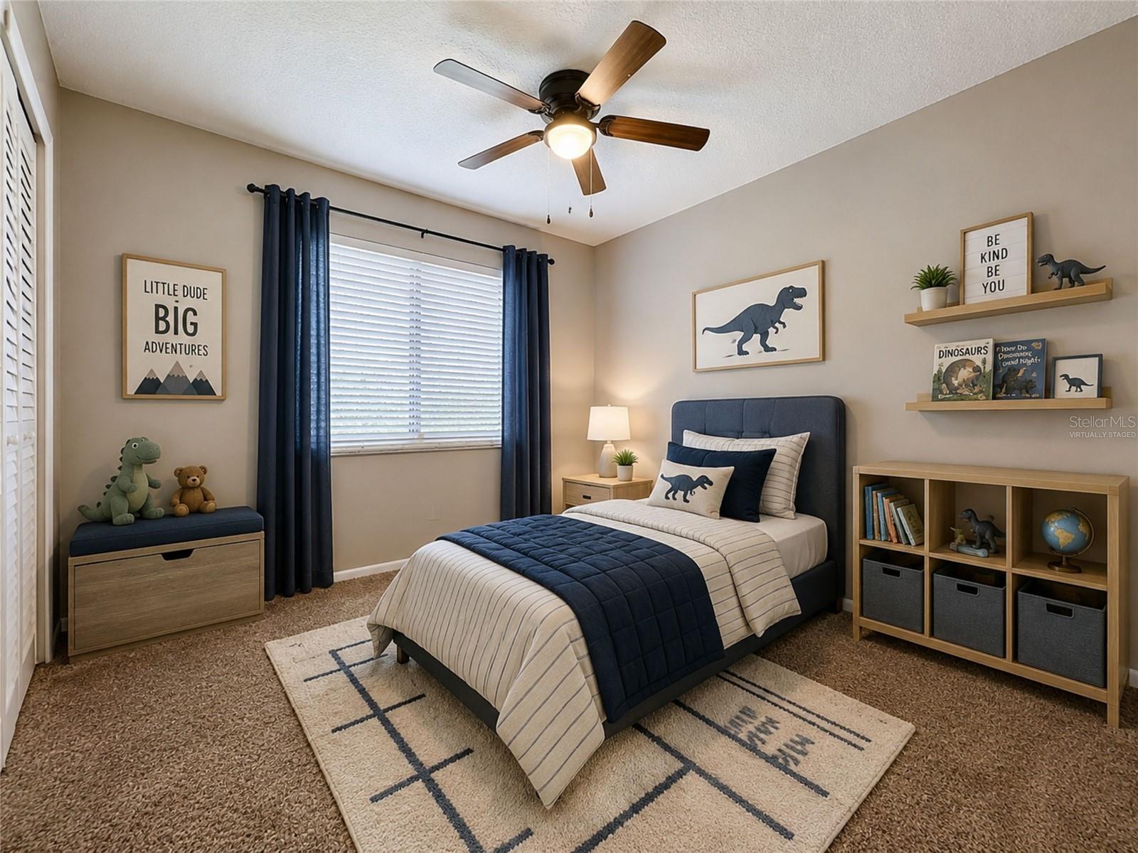 VIRTUALLY STAGED: Bedroom 2