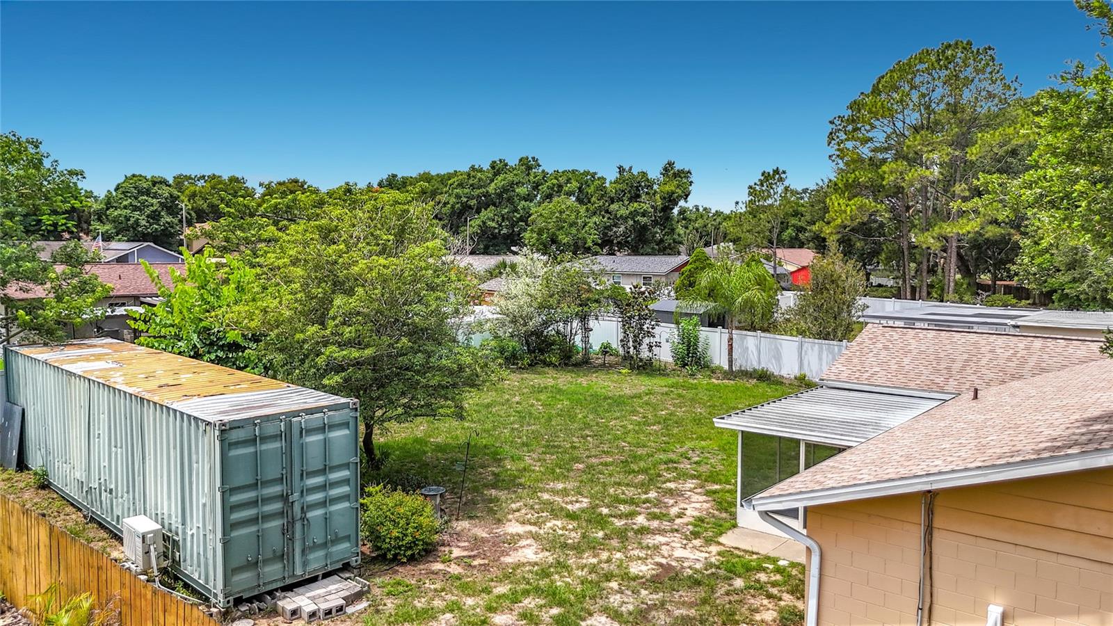 40' Conex Container (Aerial Side View)