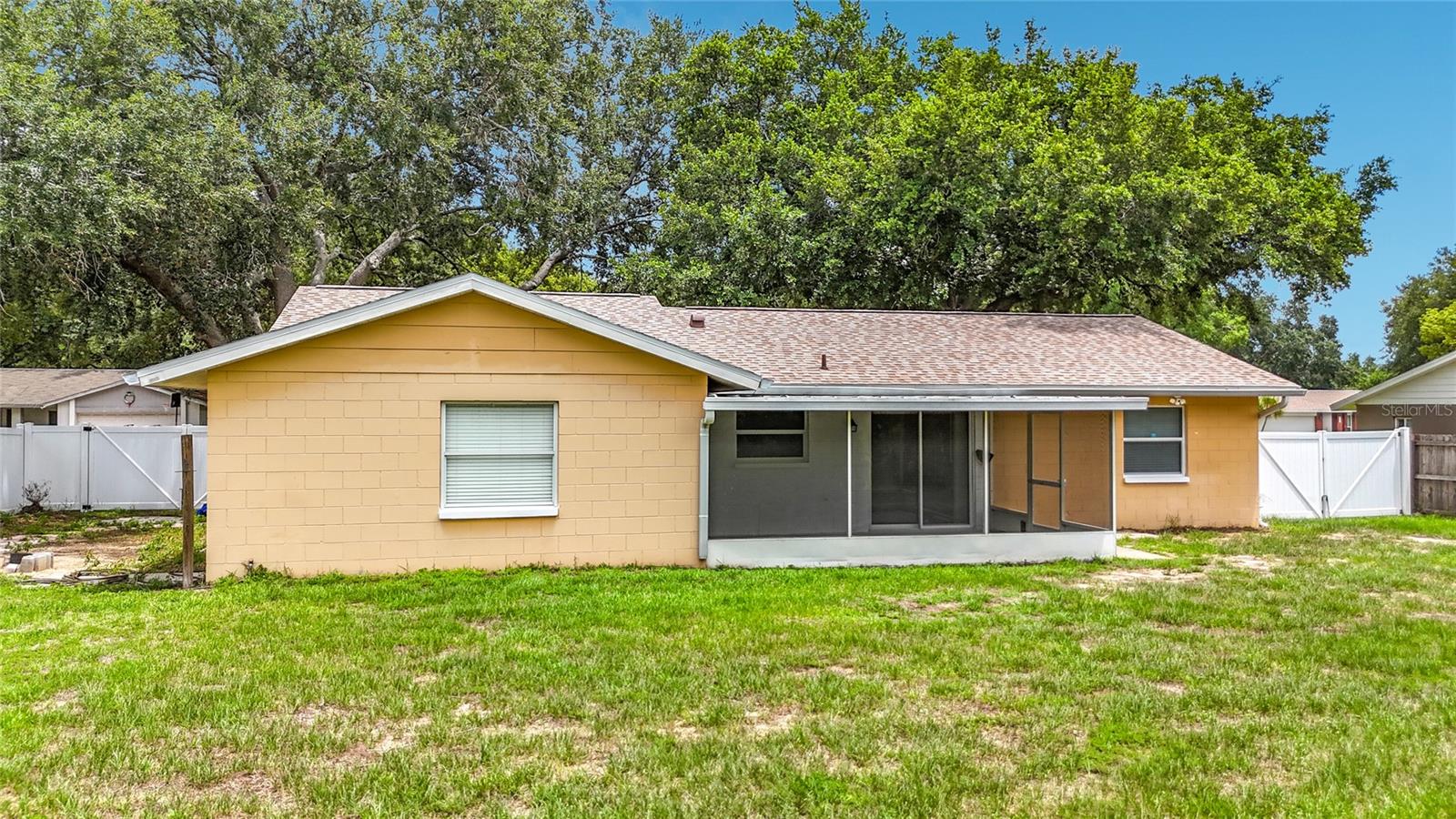 Rear View of Home