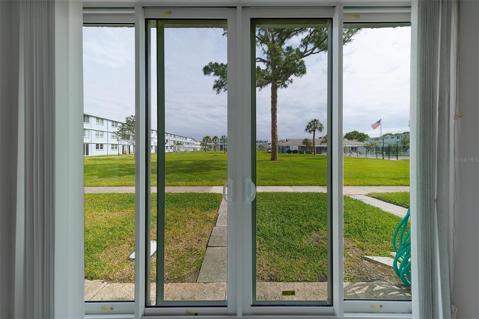 sliding doors off Florida room