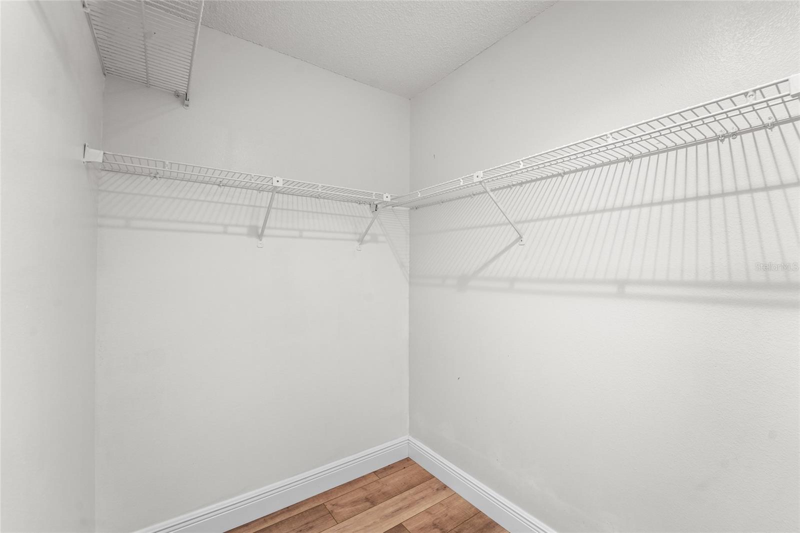 large walk-in closet