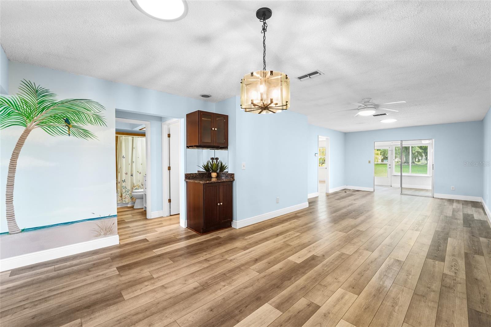 New luxury vinyl flooring