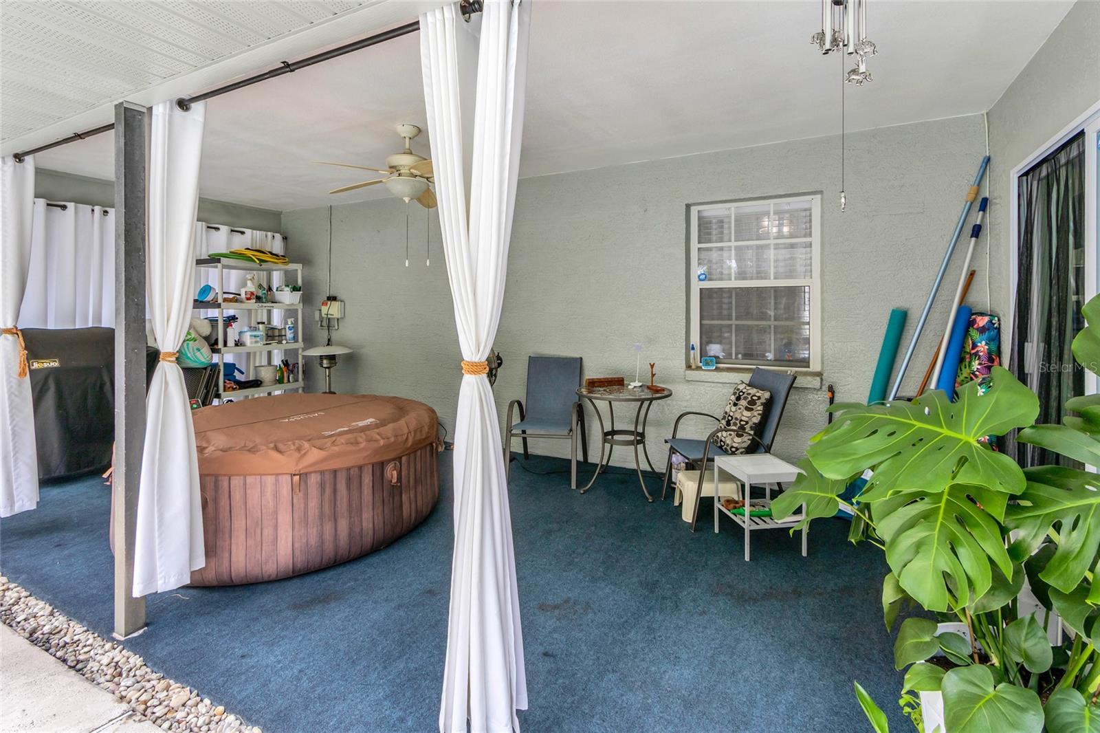 Covered Rear Porch