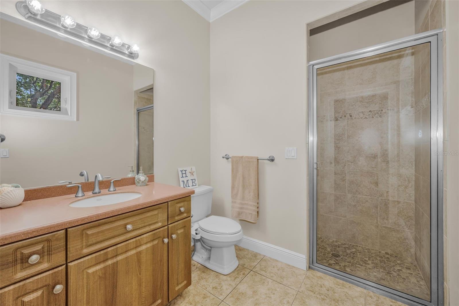 Second Primary Bath with Walk In Shower