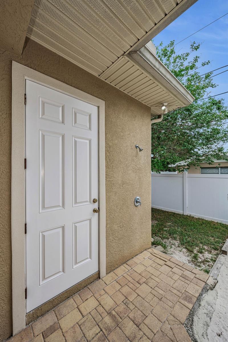 Outdoor Shower and Pool Half Bath