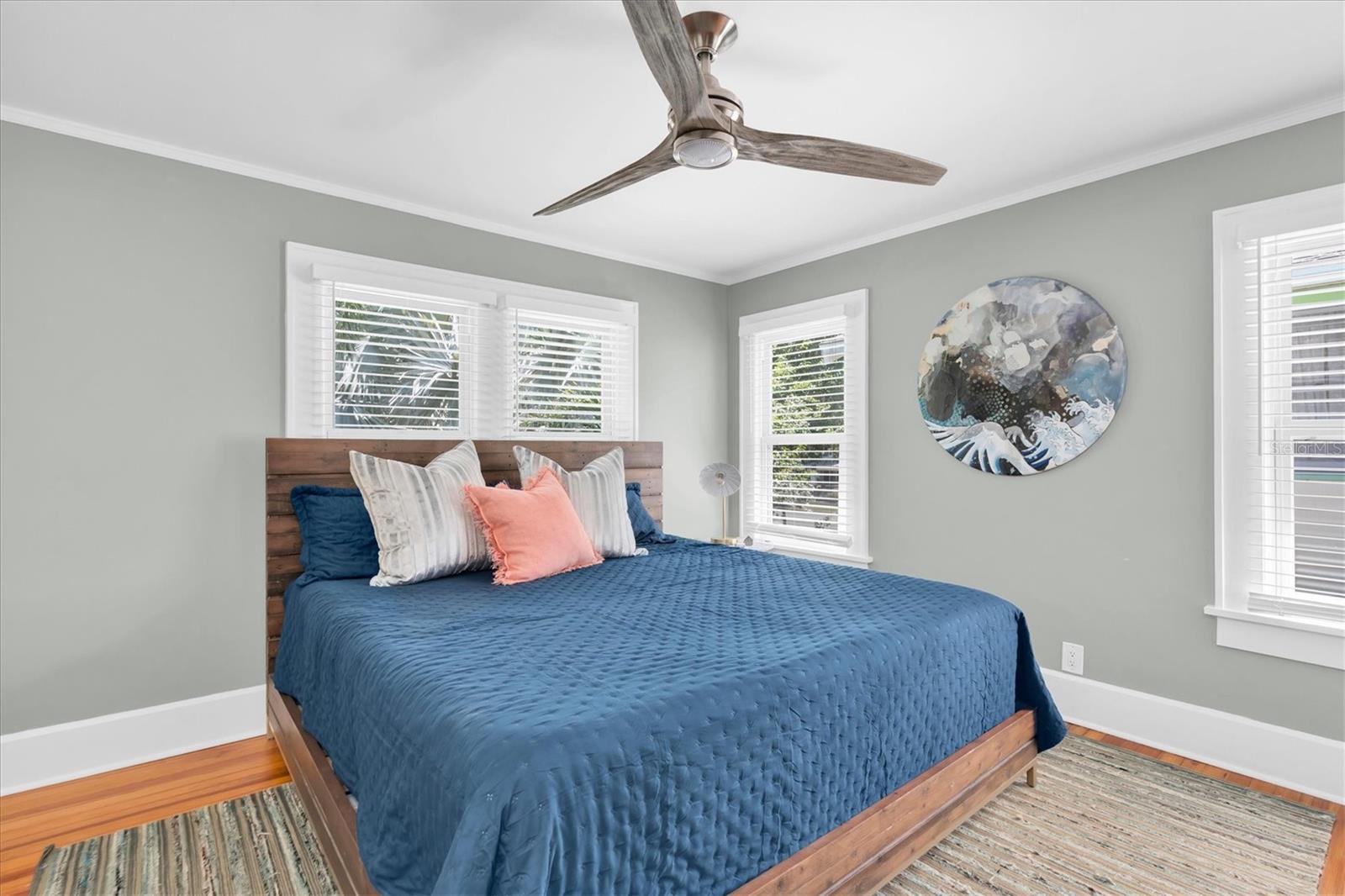 Primary bedroom on 2nd floor