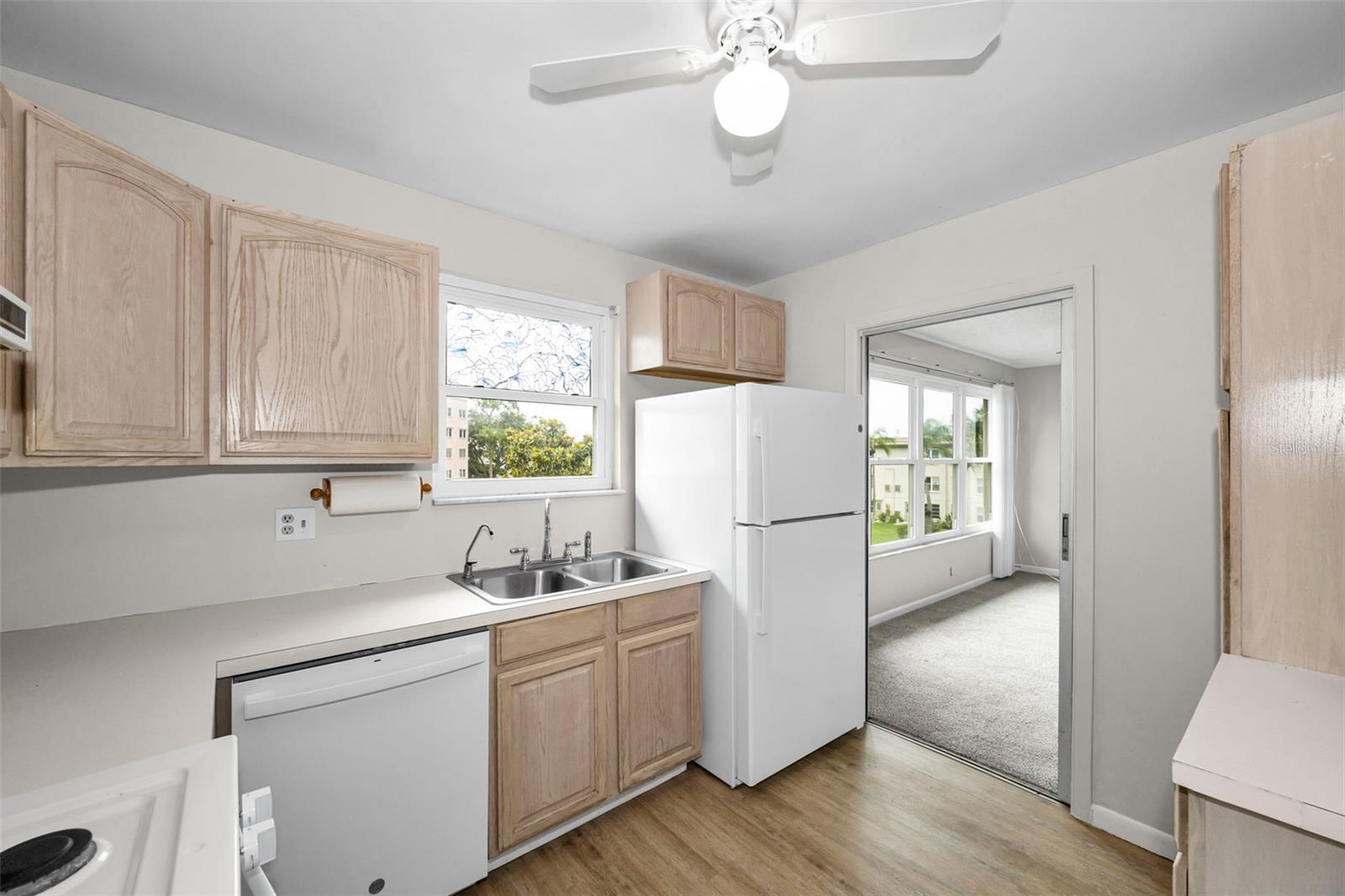 Kitchen with new appliances