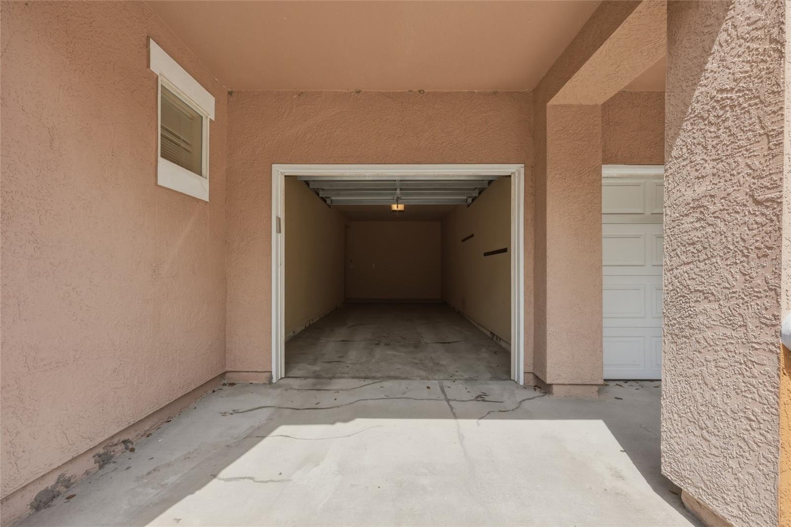 Exterior garage entry