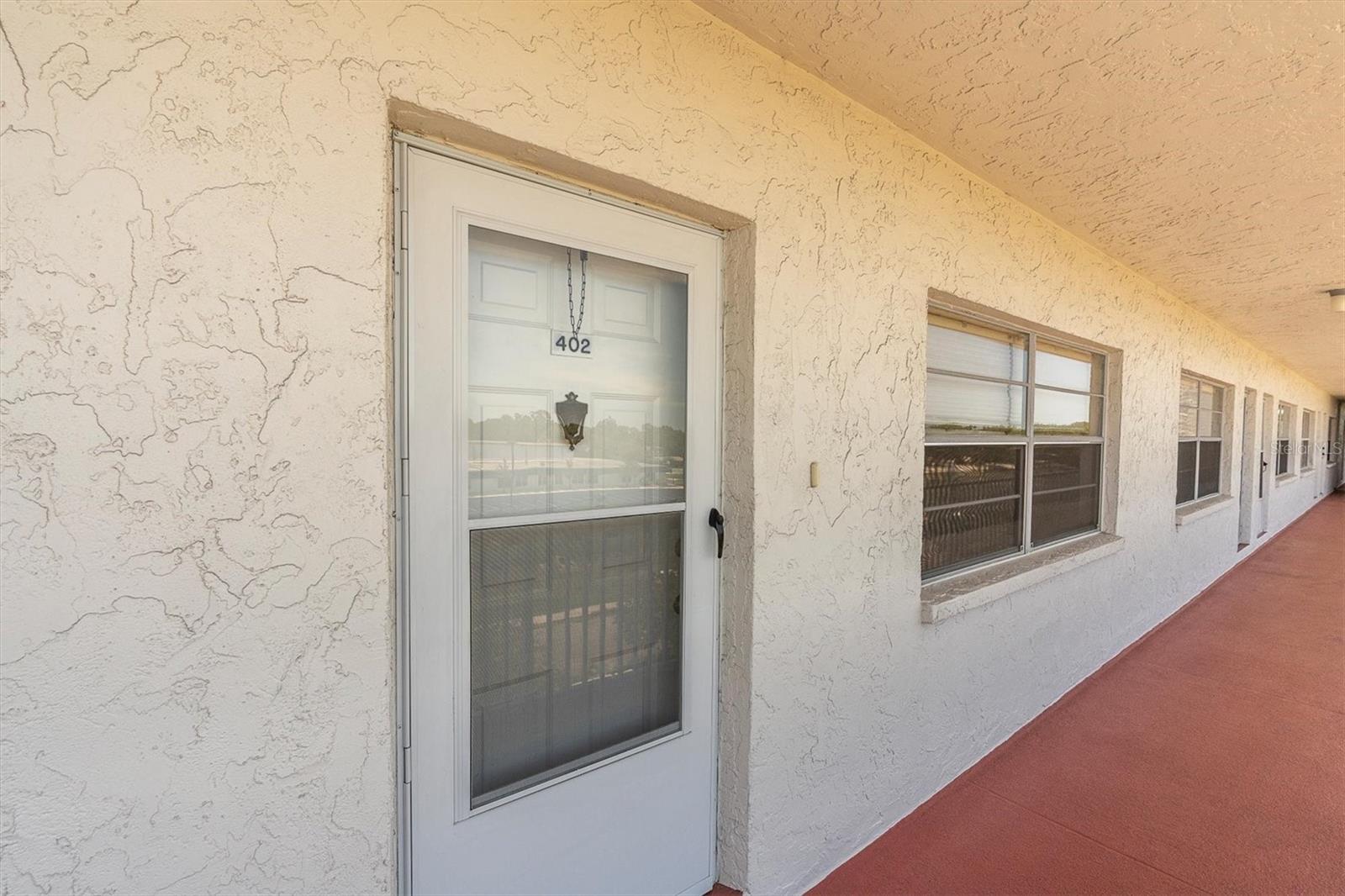 Front Door of #402