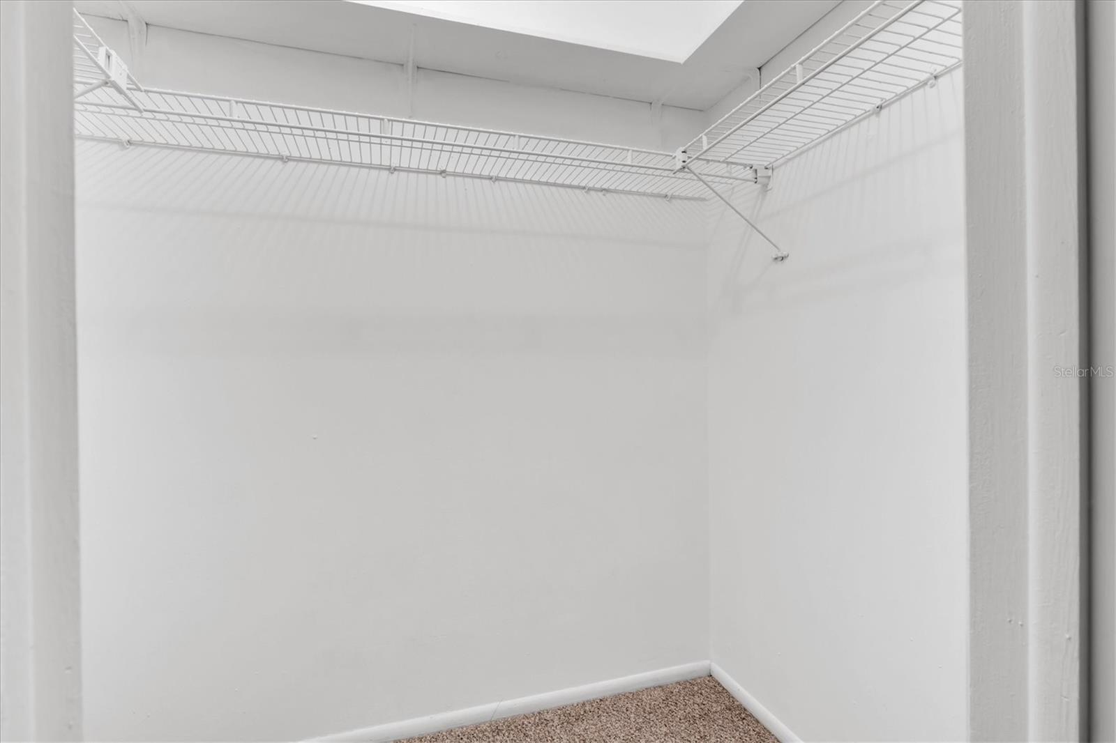 Walk in closet in Bedroom