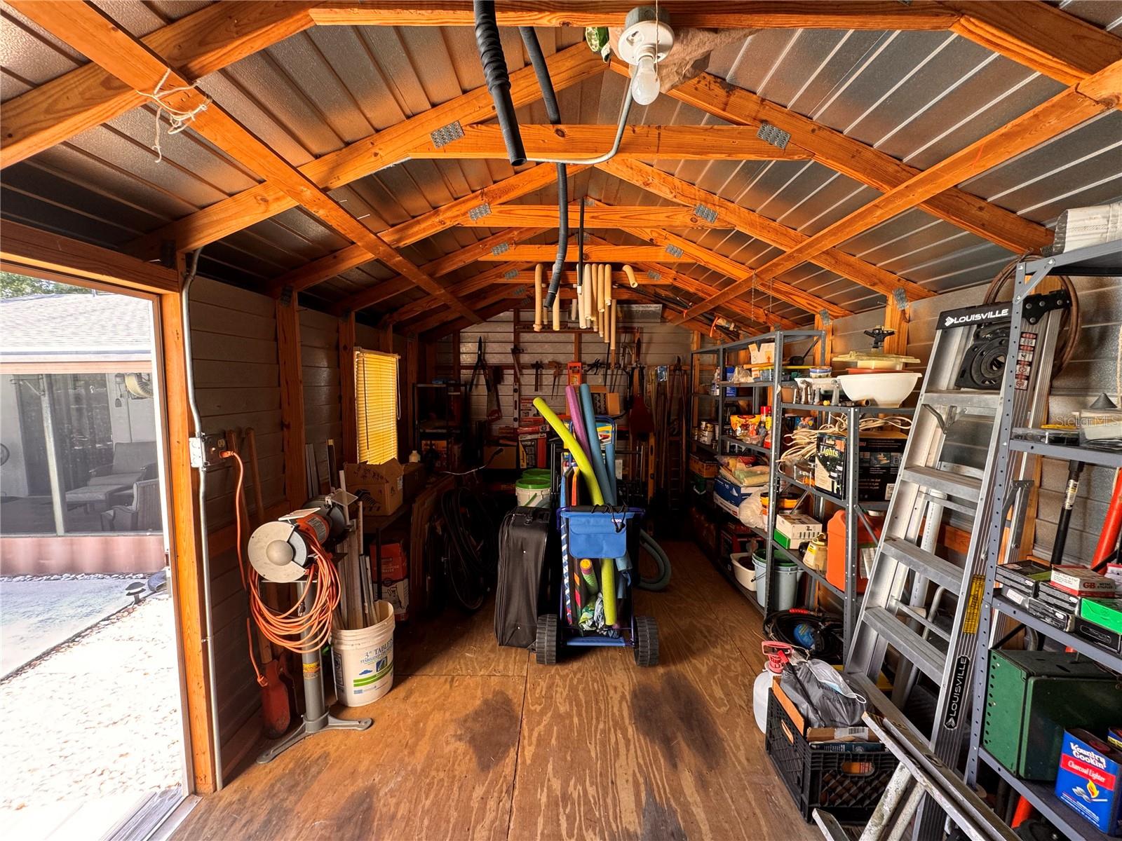 Storage Shed Interior