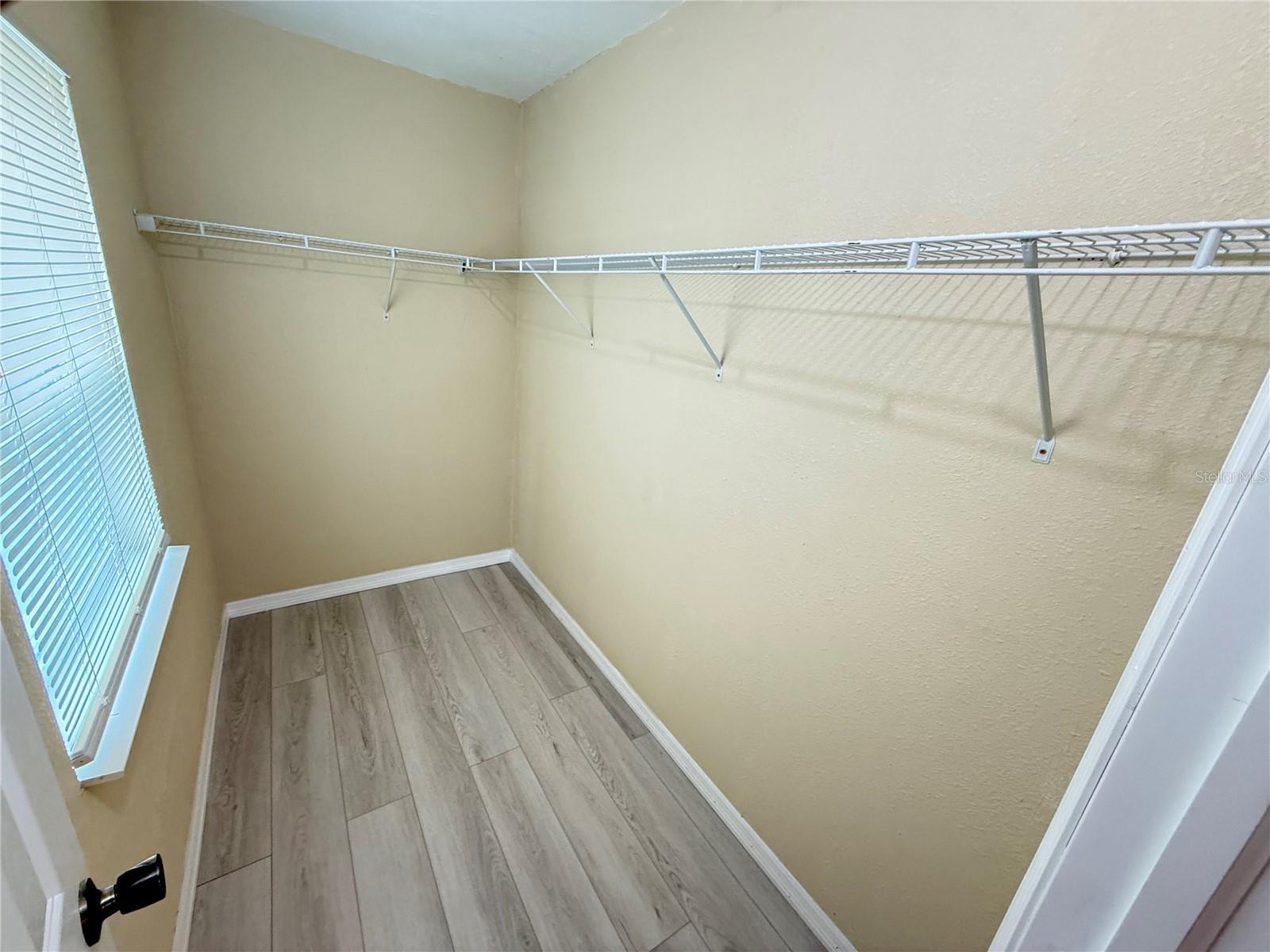 Master Bed Walk in Closet