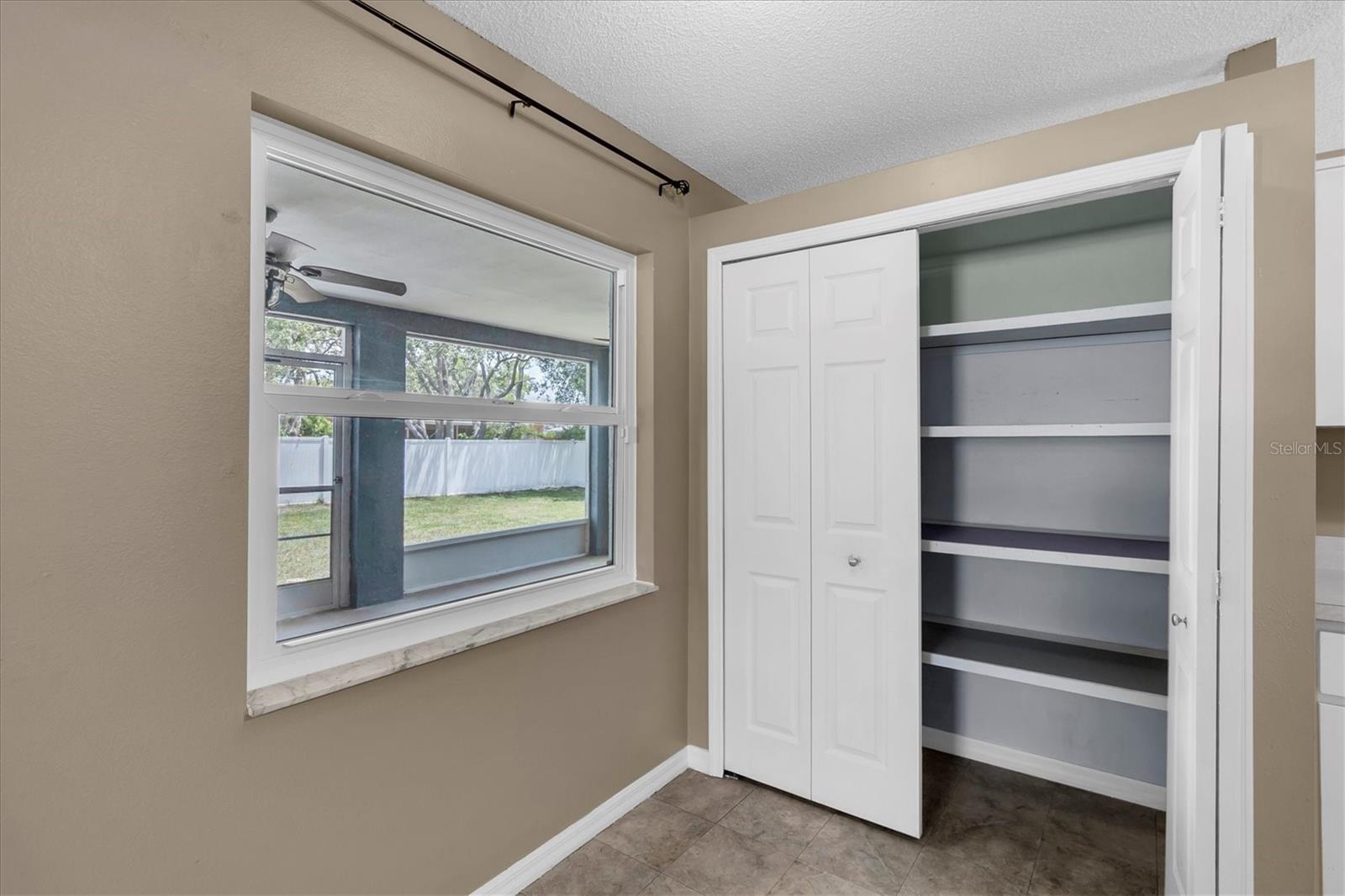 Pantry in the kitchen