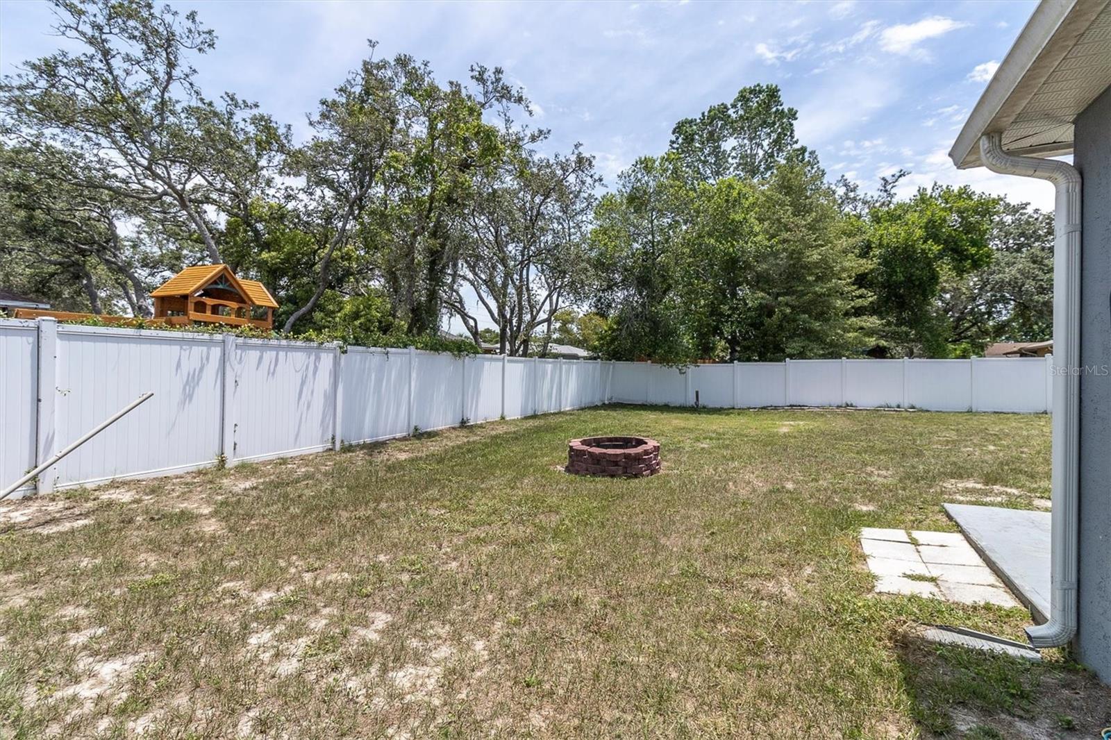 Fire pit area