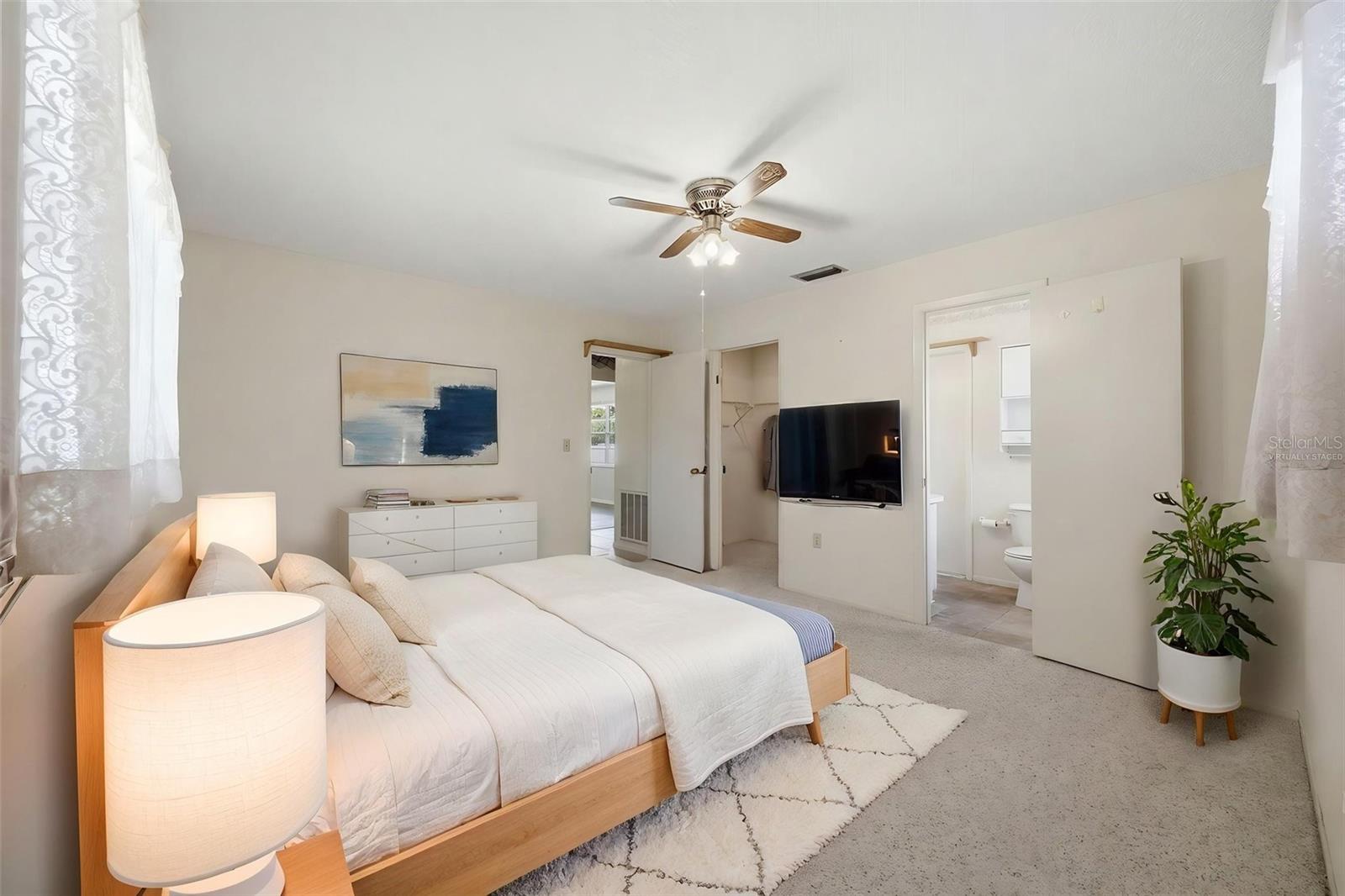 Virtually Staged - Primary Bedroom