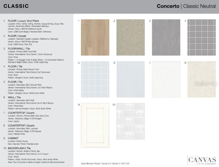 5032 Cyan Loop design selections! This home is currently under construction and selections are subject to change.