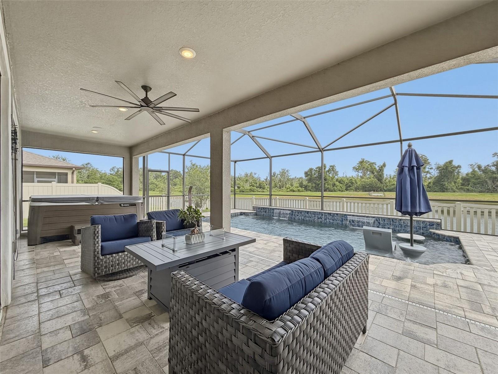 Pool area