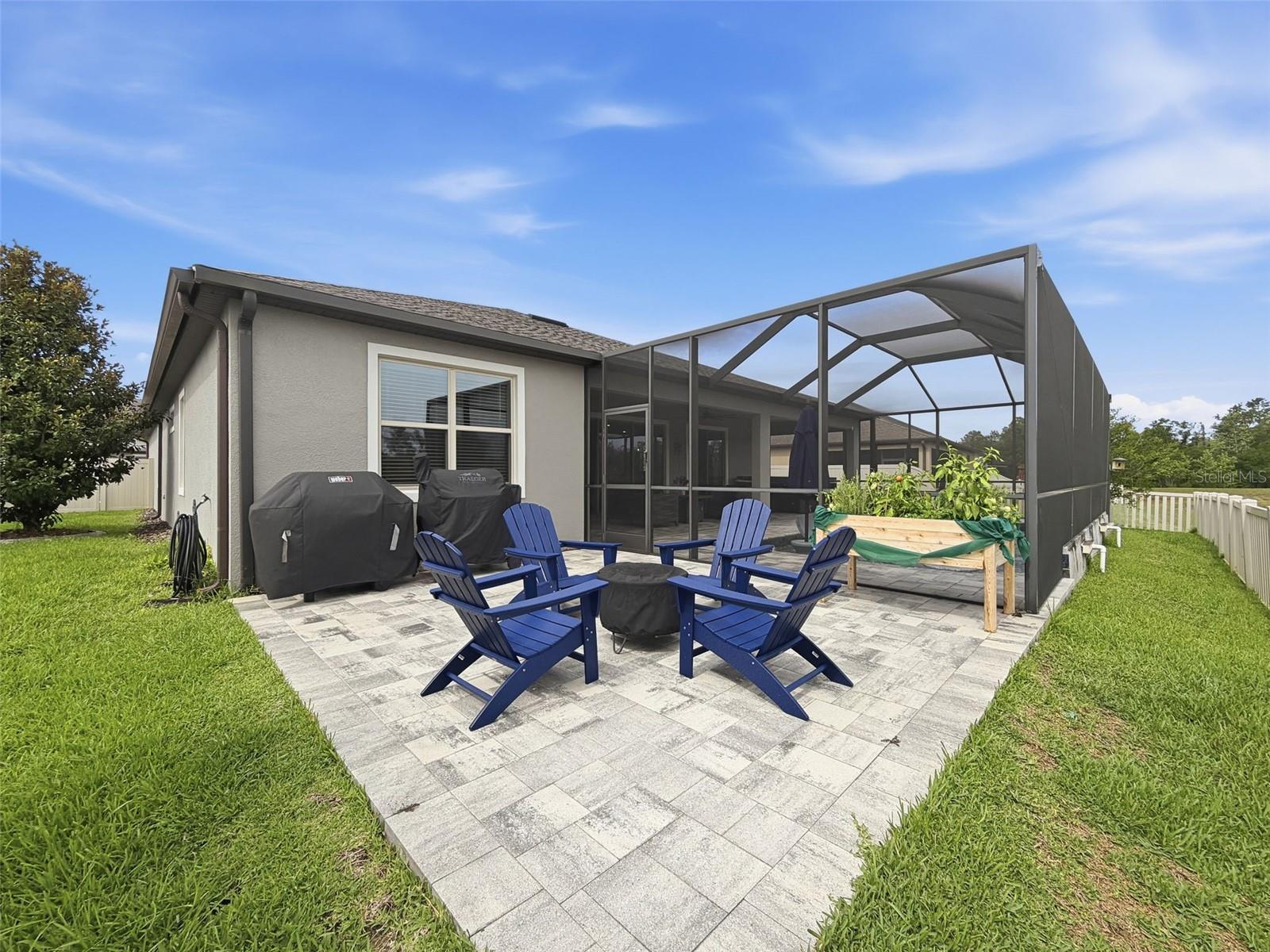 Outside open patio