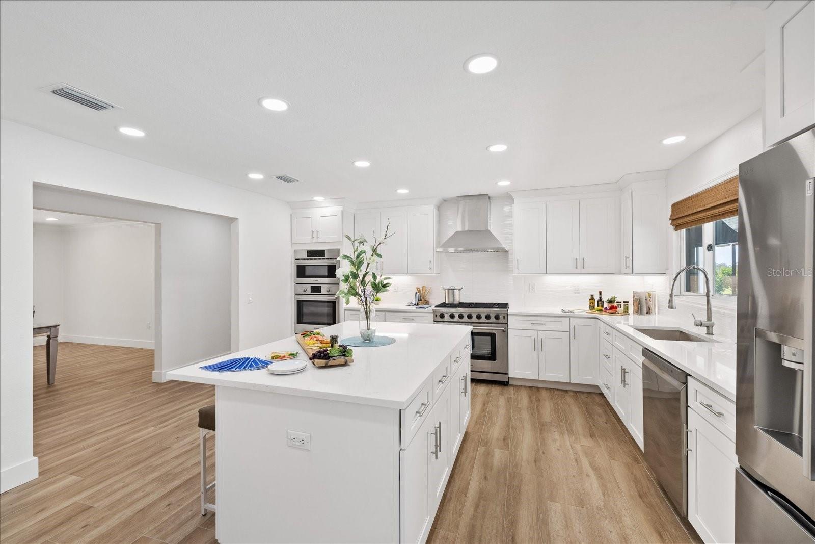 Kitchen looking to dining room
