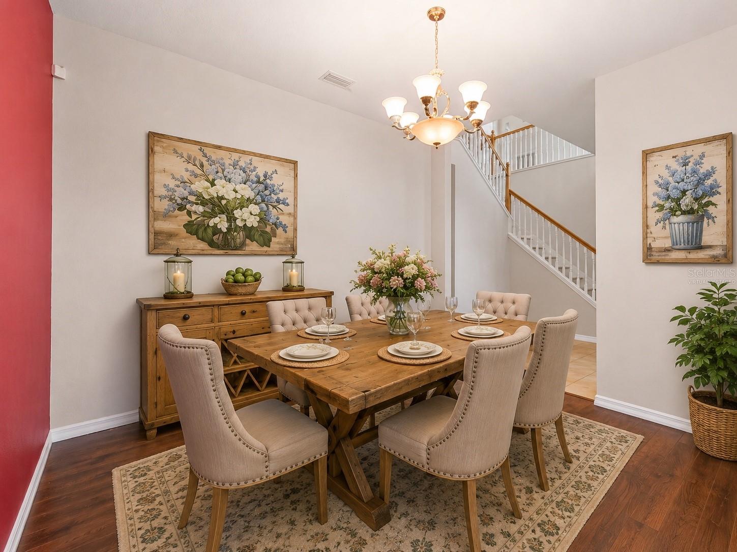 Virtually Staged- Dining Room