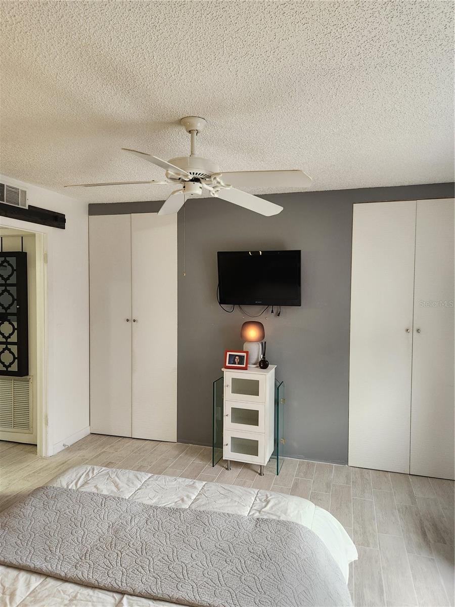 Spacious walk-in closet